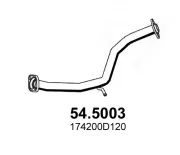 Abgasrohr mitte ASSO 54.5003