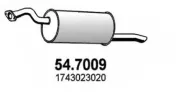 Endschalldämpfer ASSO 54.7009