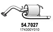 Endschalldämpfer ASSO 54.7027