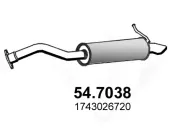 Endschalldämpfer ASSO 54.7038