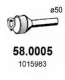 Katalysator vorne ASSO 58.0005