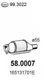 Katalysator vorne ASSO 58.0007
