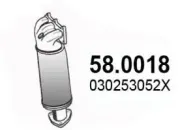 Katalysator vorne ASSO 58.0018