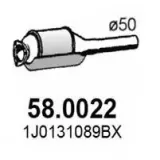 Katalysator vorne ASSO 58.0022