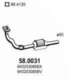Katalysator vorne ASSO 58.0031