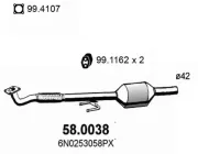 Katalysator vorne ASSO 58.0038