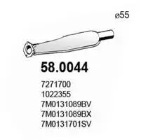 Katalysator vorne ASSO 58.0044 Bild Katalysator vorne ASSO 58.0044