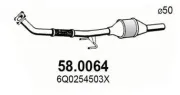 Katalysator vorne ASSO 58.0064