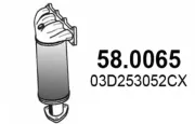 Katalysator vorne ASSO 58.0065