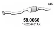 Katalysator vorne ASSO 58.0066