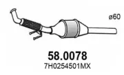 Katalysator vorne ASSO 58.0078