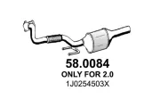 Katalysator vorne ASSO 58.0084