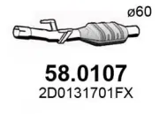 Katalysator vorne ASSO 58.0107