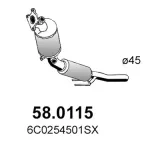 Katalysator vorne ASSO 58.0115