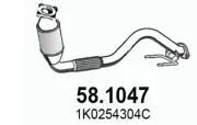 Abgasrohr vorne ASSO 58.1047