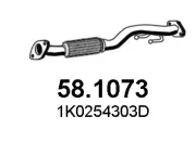 Abgasrohr vorne ASSO 58.1073