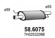 Mittelschalldämpfer ASSO 58.6075