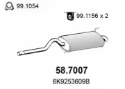 Endschalldämpfer ASSO 58.7007