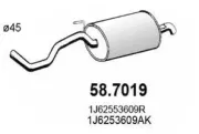 Endschalldämpfer ASSO 58.7019