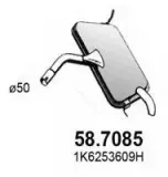 Endschalldämpfer ASSO 58.7085