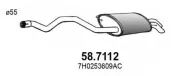 Endschalldämpfer ASSO 58.7112