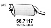 Endschalldämpfer ASSO 58.7117