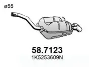 Endschalldämpfer ASSO 58.7123