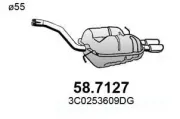 Endschalldämpfer ASSO 58.7127