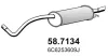 Endschalldämpfer ASSO 58.7134