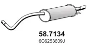 Endschalldämpfer ASSO 58.7134