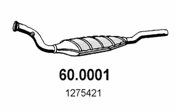 Katalysator vorne ASSO 60.0001