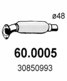 Katalysator vorne ASSO 60.0005