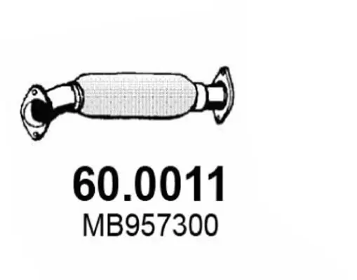 Katalysator vorne ASSO 60.0011 Bild Katalysator vorne ASSO 60.0011
