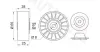 Umlenk-/Führungsrolle, Keilrippenriemen AUTEX 651076 Bild Umlenk-/Führungsrolle, Keilrippenriemen AUTEX 651076
