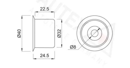 Umlenk-/Führungsrolle, Zahnriemen AUTEX 651498 Bild Umlenk-/Führungsrolle, Zahnriemen AUTEX 651498