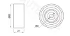 Umlenk-/Führungsrolle, Zahnriemen AUTEX 651501 Bild Umlenk-/Führungsrolle, Zahnriemen AUTEX 651501