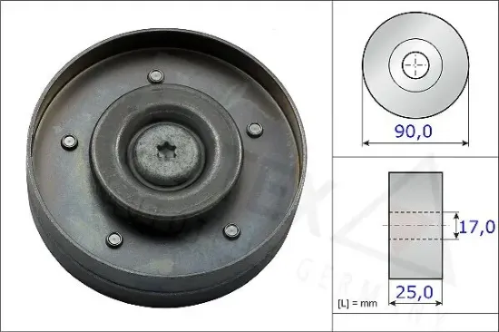 Umlenk-/Führungsrolle, Keilrippenriemen AUTEX 654836 Bild Umlenk-/Führungsrolle, Keilrippenriemen AUTEX 654836