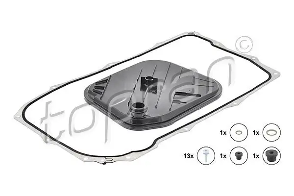 Hydraulikfiltersatz, Automatikgetriebe TOPRAN 116 161