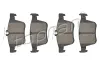 Bremsbelagsatz, Scheibenbremse Hinterachse TOPRAN 115 815