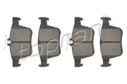 Bremsbelagsatz, Scheibenbremse Hinterachse TOPRAN 115 815