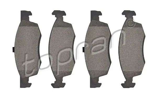 Bremsbelagsatz, Scheibenbremse Vorderachse TOPRAN 701 155