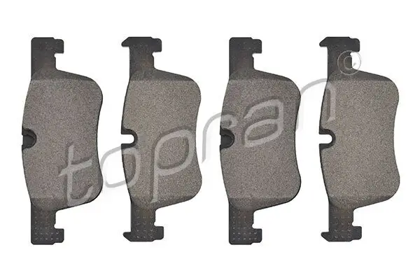 Bremsbelagsatz, Scheibenbremse Vorderachse TOPRAN 502 645