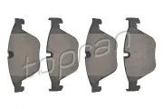 Bremsbelagsatz, Scheibenbremse Vorderachse TOPRAN 502 514