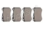 Bremsbelagsatz, Scheibenbremse Vorderachse TOPRAN 409 426