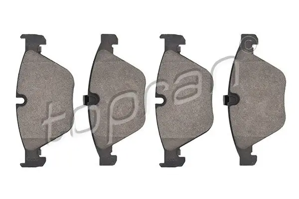 Bremsbelagsatz, Scheibenbremse Vorderachse TOPRAN 500 793