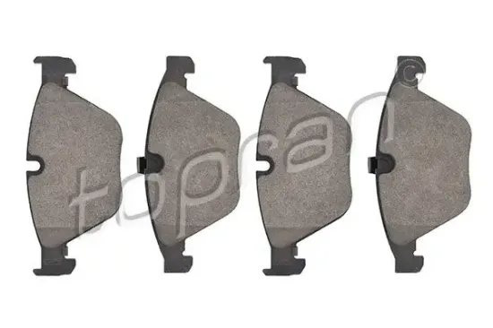 Bremsbelagsatz, Scheibenbremse Vorderachse TOPRAN 500 793 Bild Bremsbelagsatz, Scheibenbremse Vorderachse TOPRAN 500 793