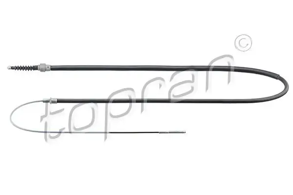 Seilzug, Feststellbremse hinten links hinten rechts TOPRAN 102 834