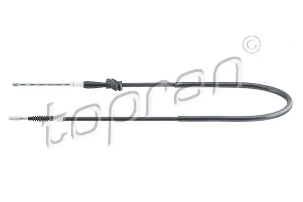 Seilzug, Feststellbremse hinten links TOPRAN 104 346