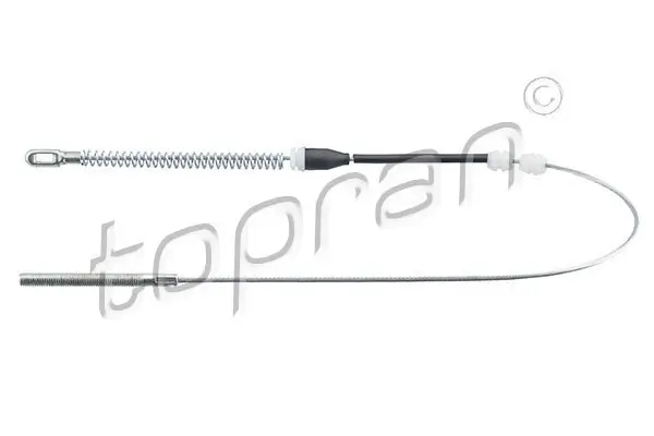 Seilzug, Feststellbremse hinten links TOPRAN 200 873