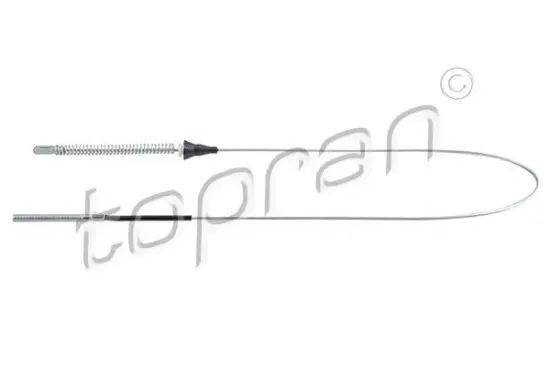 Seilzug, Feststellbremse hinten rechts TOPRAN 200 876 Bild Seilzug, Feststellbremse hinten rechts TOPRAN 200 876